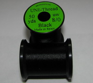 ��������� ���� UNI THREAD 8/0 black  50 yds